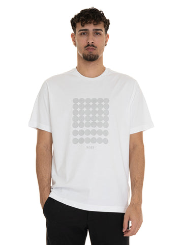 T-shirt TEE-PRINT Bianco BOSS Uomo