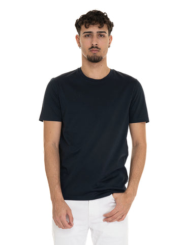 T-shirt girocollo mezza manica TESSLER150 Blu BOSS Uomo