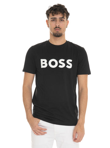 T-shirt THINKING Nero BOSS Uomo