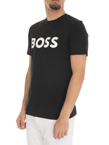 T-shirt THINKING Nero BOSS Uomo