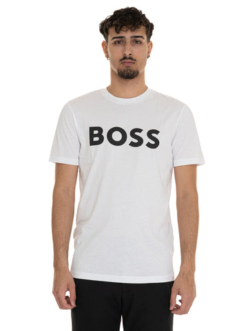 T-shirt THINKING Bianco BOSS Uomo