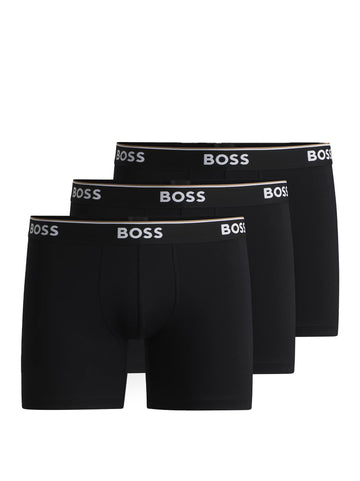 Set 3 Boxer TRUNK-3P-POWER Nero BOSS Uomo