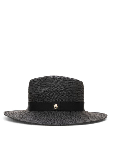 Cappello paglia Ysabel Nero BOSS Donna