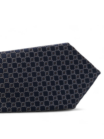 Cravatta in seta Blu Canali Uomo
