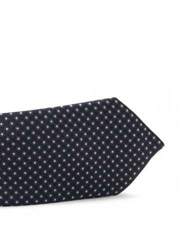 Cravatta in seta Blu Canali Uomo
