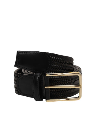 Cintura in corda Nero Canali Uomo