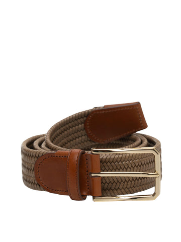 Cintura in corda Beige Canali Uomo