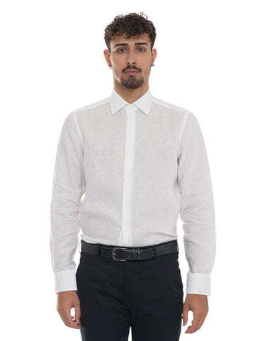 Classic men's shirt White Carrel Uomo