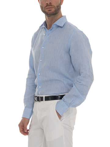 Camicia classica da uomo Celeste Carrel Uomo