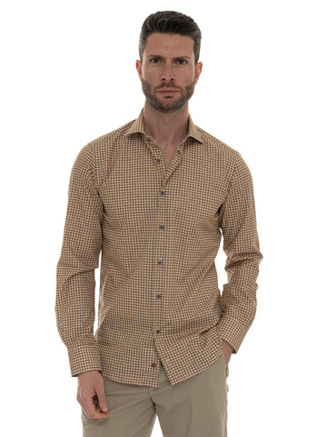Camicia casual Beige Carrel Uomo