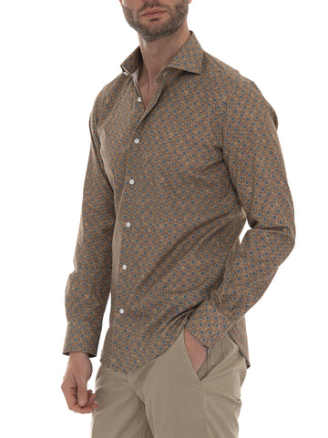 Camicia casual Tortora Carrel Uomo