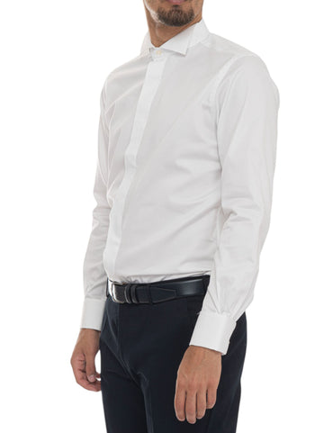 Camicia classica da uomo Bianco Carrel Uomo