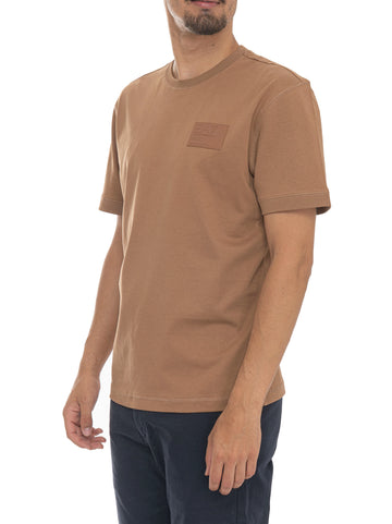 T-shirt girocollo Nocciola EA7 Uomo