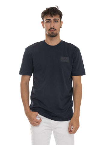 T-shirt girocollo Blu EA7 Uomo
