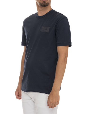 T-shirt girocollo Blu EA7 Uomo