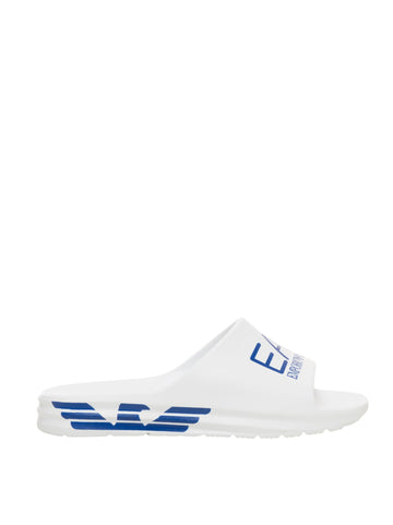 Ciabatte Bianco-azzurro EA7 Uomo