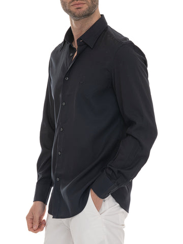 Camicia casual Blu Emporio Armani Uomo