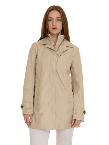 Giaccone in nylon Morning Beige Fay Donna