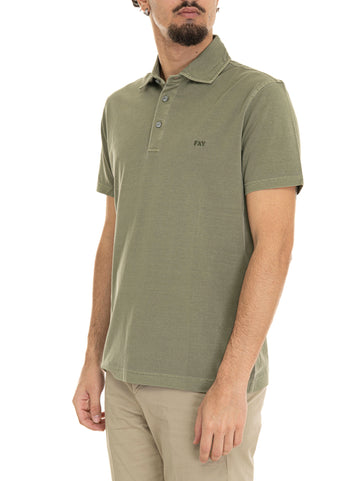 Short sleeve Polo Green Fay Man