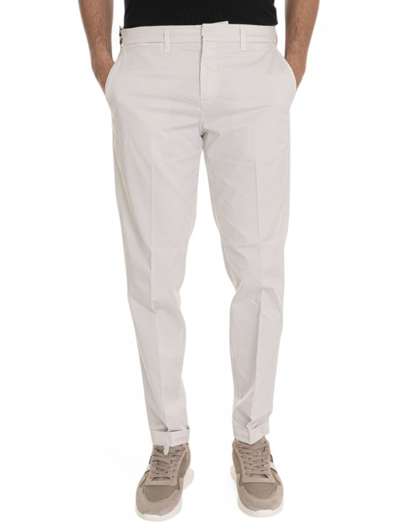 Pantalone modello chino Latte Fay Uomo