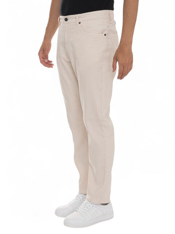 Pantalone 5 tasche Panna Gant Uomo