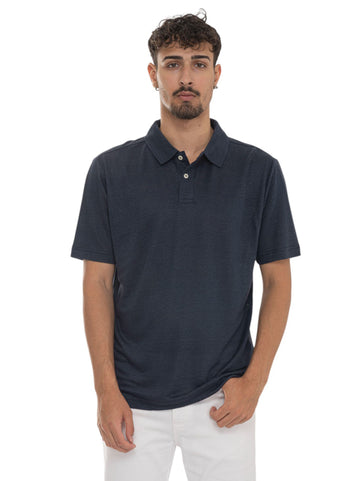 Polo manica corta Blu Gant Uomo