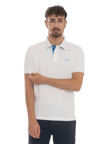 Polo manica corta Bianco Gant Uomo