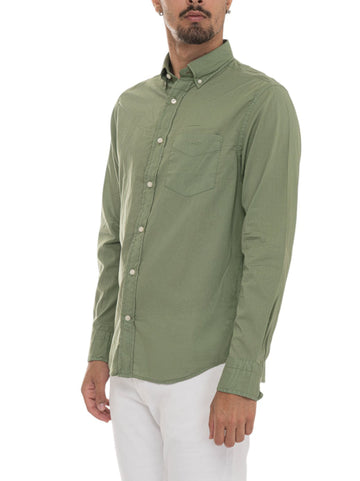 Gant Men's Green Long Sleeve Shirt
