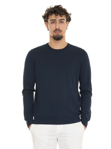 Blue Gran Sasso Man crewneck sweater