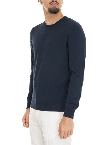 Blue Gran Sasso Man crewneck sweater