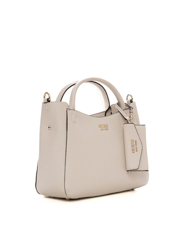 Borsa grande Brenton Crema Guess Donna