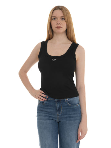 Top Nero Guess Donna
