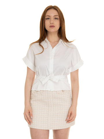 Women's Julie Tie Shirt White Guess Women