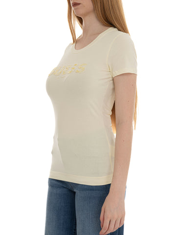 T-shirt Giallo Guess Donna