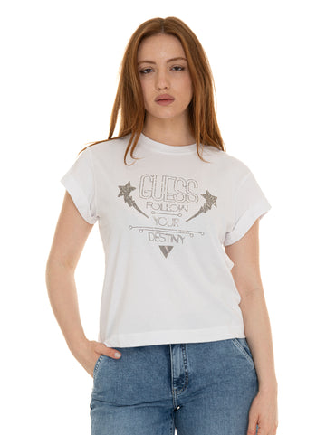 T-shirt Bianco Guess Donna