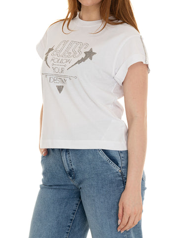 T-shirt Bianco Guess Donna