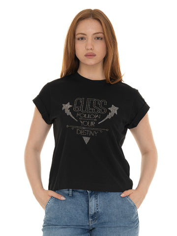 Black Guess Women's T-shirt