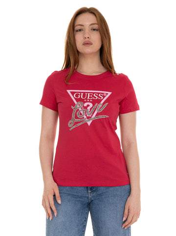 T-shirt Ciliegia Guess Donna