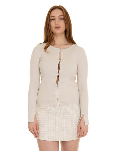 Eden Cream Knit Cardigan Guess Women