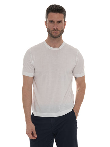 COTTONCREPE White Hindustrie Men's Jersey T-Shirt
