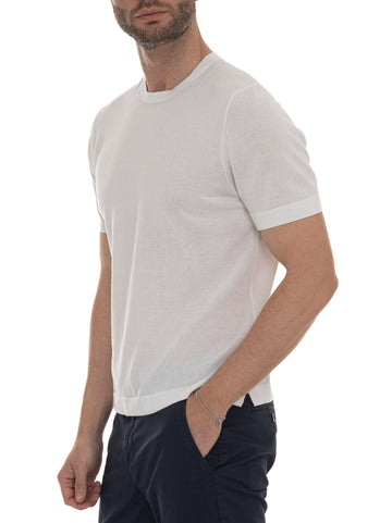 COTTONCREPE White Hindustrie Men's Jersey T-Shirt