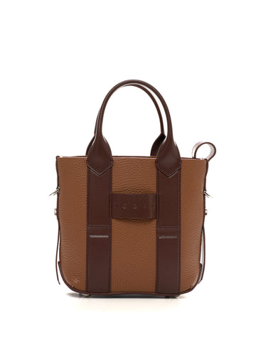 Borsa modello shopper piccola Cammello Hogan Donna