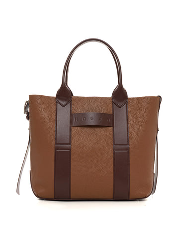 Hogan Women's Camel Large Shopper Bag