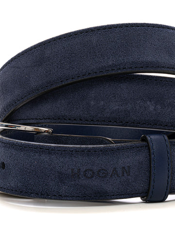 Cintura reversibile Blu Hogan Uomo