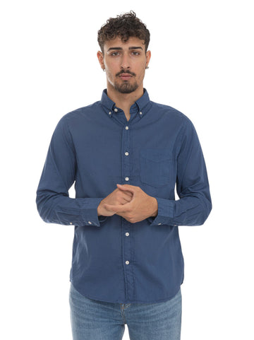La Martina Men's Light Blue Casual Shirt