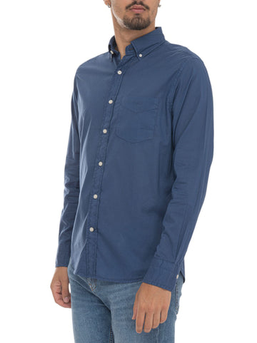 La Martina Men's Light Blue Casual Shirt