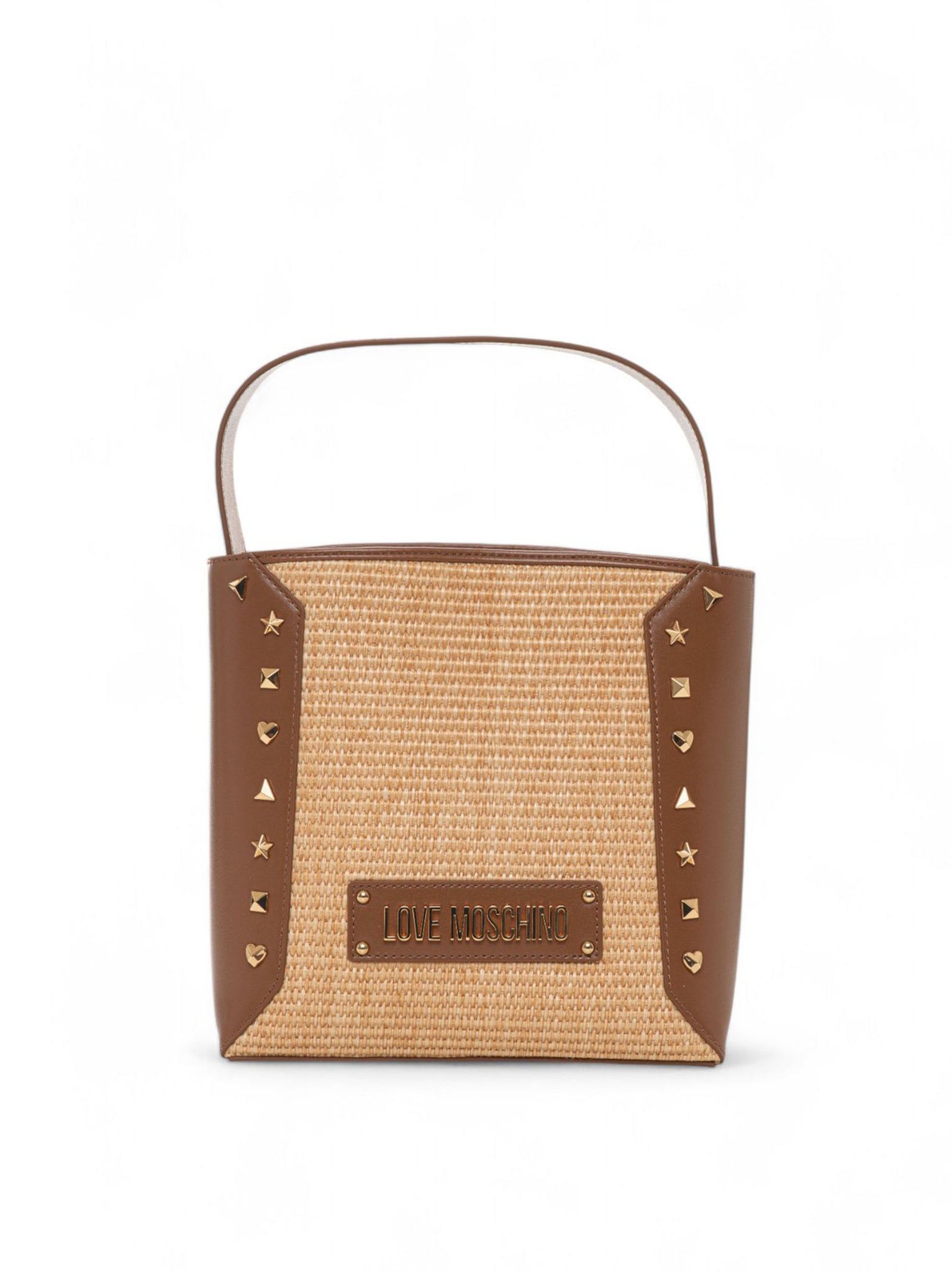 Borsa a secchiello Beige-cammello Love Moschino Donna