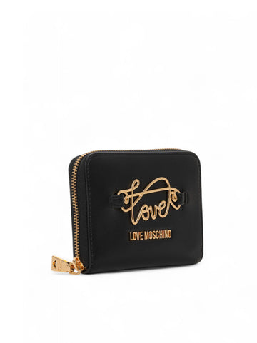 Portafoglio Nero Love Moschino Donna