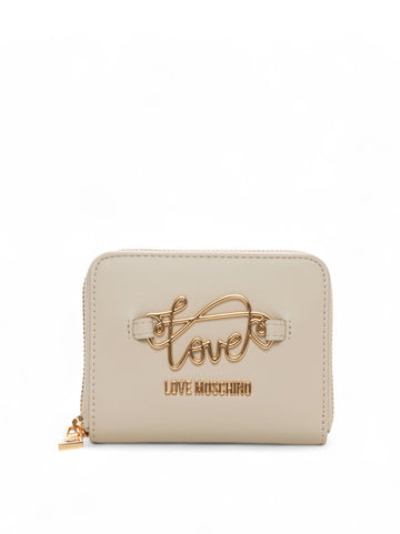 Portafoglio Avorio Love Moschino Donna