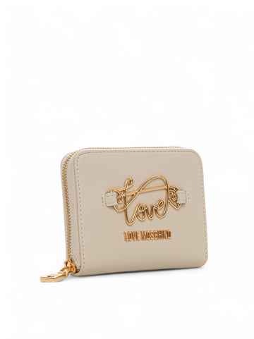 Portafoglio Avorio Love Moschino Donna